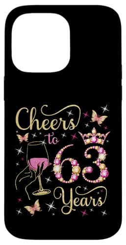 Ein Hoch auf 63 Jahre, 63. Geburtstag der Königin, 63 Jahre Geburtstag Hülle für iPhone 14 Pro Max Ein Hoch auf 63 Jahre, 63. Geburtstag der Königin, 63 Jahre Geburtstag Hülle für iPhone 14 Pro Max von Cheers It's My Birthday Queen's B-Day Party