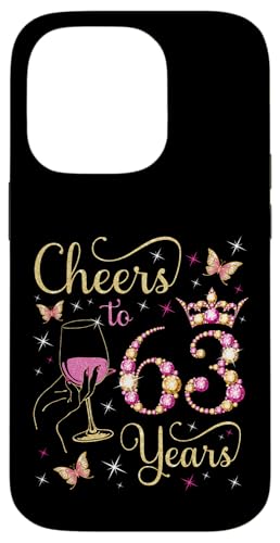 Ein Hoch auf 63 Jahre, 63. Geburtstag der Königin, 63 Jahre Geburtstag Hülle für iPhone 14 Pro Ein Hoch auf 63 Jahre, 63. Geburtstag der Königin, 63 Jahre Geburtstag Hülle für iPhone 14 Pro von Cheers It's My Birthday Queen's B-Day Party