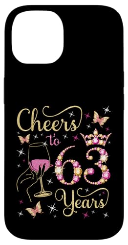 Ein Hoch auf 63 Jahre, 63. Geburtstag der Königin, 63 Jahre Geburtstag Hülle für iPhone 14 Ein Hoch auf 63 Jahre, 63. Geburtstag der Königin, 63 Jahre Geburtstag Hülle für iPhone 14 von Cheers It's My Birthday Queen's B-Day Party