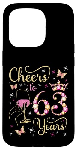 Ein Hoch auf 63 Jahre, 63. Geburtstag der Königin, 63 Jahre Geburtstag Hülle für iPhone 15 Pro Ein Hoch auf 63 Jahre, 63. Geburtstag der Königin, 63 Jahre Geburtstag Hülle für iPhone 15 Pro von Cheers It's My Birthday Queen's B-Day Party