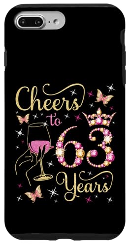 Ein Hoch auf 63 Jahre, 63. Geburtstag der Königin, 63 Jahre Geburtstag Hülle für iPhone 7 Plus/8 Plus Ein Hoch auf 63 Jahre, 63. Geburtstag der Königin, 63 Jahre Geburtstag Hülle für iPhone 7 Plus/8 Plus von Cheers It's My Birthday Queen's B-Day Party