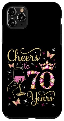 Ein Hoch auf 70 Jahre, 70. Geburtstag der Königin, 70 Jahre Geburtstag Hülle für iPhone 11 Pro Max Ein Hoch auf 70 Jahre, 70. Geburtstag der Königin, 70 Jahre Geburtstag Hülle für iPhone 11 Pro Max von Cheers It's My Birthday Queen's B-Day Party
