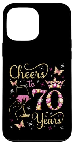 Ein Hoch auf 70 Jahre, 70. Geburtstag der Königin, 70 Jahre Geburtstag Hülle für iPhone 13 Pro Max Ein Hoch auf 70 Jahre, 70. Geburtstag der Königin, 70 Jahre Geburtstag Hülle für iPhone 13 Pro Max von Cheers It's My Birthday Queen's B-Day Party