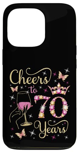 Ein Hoch auf 70 Jahre, 70. Geburtstag der Königin, 70 Jahre Geburtstag Hülle für iPhone 13 Pro Ein Hoch auf 70 Jahre, 70. Geburtstag der Königin, 70 Jahre Geburtstag Hülle für iPhone 13 Pro von Cheers It's My Birthday Queen's B-Day Party