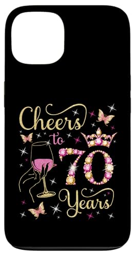 Ein Hoch auf 70 Jahre, 70. Geburtstag der Königin, 70 Jahre Geburtstag Hülle für iPhone 13 Ein Hoch auf 70 Jahre, 70. Geburtstag der Königin, 70 Jahre Geburtstag Hülle für iPhone 13 von Cheers It's My Birthday Queen's B-Day Party