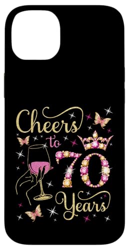Ein Hoch auf 70 Jahre, 70. Geburtstag der Königin, 70 Jahre Geburtstag Hülle für iPhone 14 Plus Ein Hoch auf 70 Jahre, 70. Geburtstag der Königin, 70 Jahre Geburtstag Hülle für iPhone 14 Plus von Cheers It's My Birthday Queen's B-Day Party