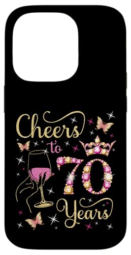 Ein Hoch auf 70 Jahre, 70. Geburtstag der Königin, 70 Jahre Geburtstag Hülle für iPhone 14 Pro Ein Hoch auf 70 Jahre, 70. Geburtstag der Königin, 70 Jahre Geburtstag Hülle für iPhone 14 Pro von Cheers It's My Birthday Queen's B-Day Party
