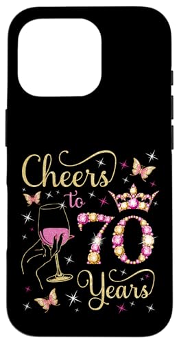 Ein Hoch auf 70 Jahre, 70. Geburtstag der Königin, 70 Jahre Geburtstag Hülle für iPhone 16 Pro Ein Hoch auf 70 Jahre, 70. Geburtstag der Königin, 70 Jahre Geburtstag Hülle für iPhone 16 Pro von Cheers It's My Birthday Queen's B-Day Party