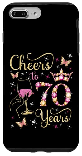 Ein Hoch auf 70 Jahre, 70. Geburtstag der Königin, 70 Jahre Geburtstag Hülle für iPhone 7 Plus/8 Plus Ein Hoch auf 70 Jahre, 70. Geburtstag der Königin, 70 Jahre Geburtstag Hülle für iPhone 7 Plus/8 Plus von Cheers It's My Birthday Queen's B-Day Party
