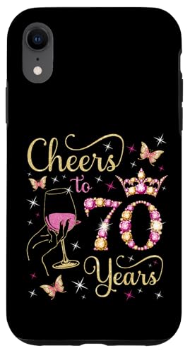 Ein Hoch auf 70 Jahre, 70. Geburtstag der Königin, 70 Jahre Geburtstag Hülle für iPhone XR Ein Hoch auf 70 Jahre, 70. Geburtstag der Königin, 70 Jahre Geburtstag Hülle für iPhone XR von Cheers It's My Birthday Queen's B-Day Party