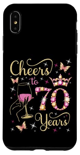 Ein Hoch auf 70 Jahre, 70. Geburtstag der Königin, 70 Jahre Geburtstag Hülle für iPhone XS Max Ein Hoch auf 70 Jahre, 70. Geburtstag der Königin, 70 Jahre Geburtstag Hülle für iPhone XS Max von Cheers It's My Birthday Queen's B-Day Party