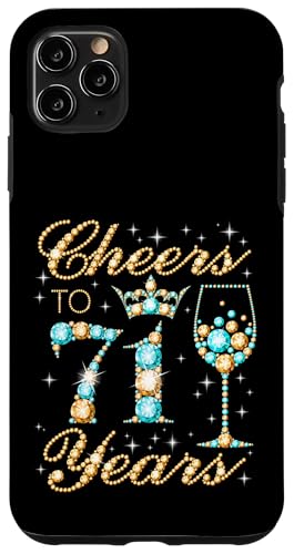 Ein Hoch auf die 71. Geburtstagsparty zum 71. Geburtstag von Frau Prinzessin Queen Hülle für iPhone 11 Pro Max Ein Hoch auf die 71. Geburtstagsparty zum 71. Geburtstag von Frau Prinzessin Queen Hülle für iPhone 11 Pro Max von Cheers It's My Birthday Queen's B-Day Party