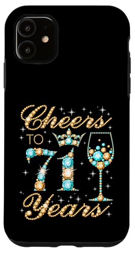 Ein Hoch auf die 71. Geburtstagsparty zum 71. Geburtstag von Frau Prinzessin Queen Hülle für iPhone 11 Ein Hoch auf die 71. Geburtstagsparty zum 71. Geburtstag von Frau Prinzessin Queen Hülle für iPhone 11 von Cheers It's My Birthday Queen's B-Day Party