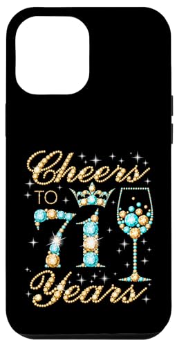 Ein Hoch auf die 71. Geburtstagsparty zum 71. Geburtstag von Frau Prinzessin Queen Hülle für iPhone 12 Pro Max Ein Hoch auf die 71. Geburtstagsparty zum 71. Geburtstag von Frau Prinzessin Queen Hülle für iPhone 12 Pro Max von Cheers It's My Birthday Queen's B-Day Party