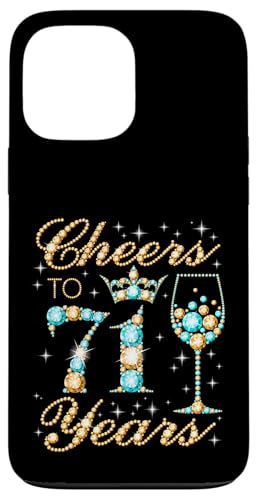 Ein Hoch auf die 71. Geburtstagsparty zum 71. Geburtstag von Frau Prinzessin Queen Hülle für iPhone 13 Pro Max Ein Hoch auf die 71. Geburtstagsparty zum 71. Geburtstag von Frau Prinzessin Queen Hülle für iPhone 13 Pro Max von Cheers It's My Birthday Queen's B-Day Party