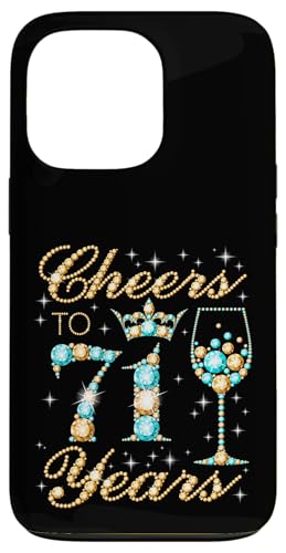 Ein Hoch auf die 71. Geburtstagsparty zum 71. Geburtstag von Frau Prinzessin Queen Hülle für iPhone 13 Pro Ein Hoch auf die 71. Geburtstagsparty zum 71. Geburtstag von Frau Prinzessin Queen Hülle für iPhone 13 Pro von Cheers It's My Birthday Queen's B-Day Party