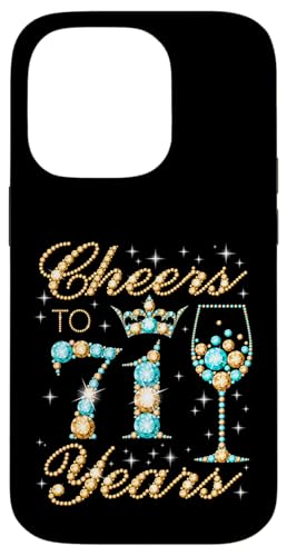 Ein Hoch auf die 71. Geburtstagsparty zum 71. Geburtstag von Frau Prinzessin Queen Hülle für iPhone 14 Pro Ein Hoch auf die 71. Geburtstagsparty zum 71. Geburtstag von Frau Prinzessin Queen Hülle für iPhone 14 Pro von Cheers It's My Birthday Queen's B-Day Party