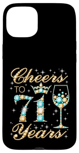 Ein Hoch auf die 71. Geburtstagsparty zum 71. Geburtstag von Frau Prinzessin Queen Hülle für iPhone 15 Plus Ein Hoch auf die 71. Geburtstagsparty zum 71. Geburtstag von Frau Prinzessin Queen Hülle für iPhone 15 Plus von Cheers It's My Birthday Queen's B-Day Party