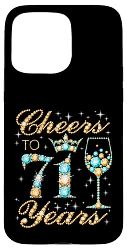 Ein Hoch auf die 71. Geburtstagsparty zum 71. Geburtstag von Frau Prinzessin Queen Hülle für iPhone 15 Pro Max Ein Hoch auf die 71. Geburtstagsparty zum 71. Geburtstag von Frau Prinzessin Queen Hülle für iPhone 15 Pro Max von Cheers It's My Birthday Queen's B-Day Party