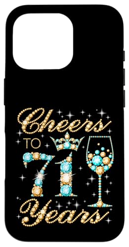 Ein Hoch auf die 71. Geburtstagsparty zum 71. Geburtstag von Frau Prinzessin Queen Hülle für iPhone 16 Pro Ein Hoch auf die 71. Geburtstagsparty zum 71. Geburtstag von Frau Prinzessin Queen Hülle für iPhone 16 Pro von Cheers It's My Birthday Queen's B-Day Party