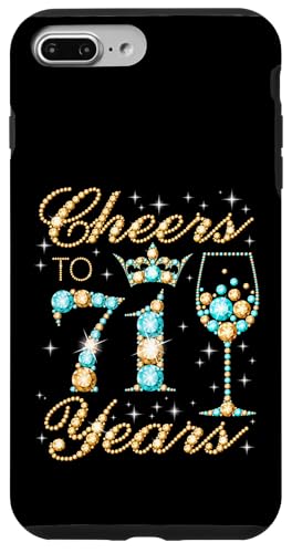Ein Hoch auf die 71. Geburtstagsparty zum 71. Geburtstag von Frau Prinzessin Queen Hülle für iPhone 7 Plus/8 Plus Ein Hoch auf die 71. Geburtstagsparty zum 71. Geburtstag von Frau Prinzessin Queen Hülle für iPhone 7 Plus/8 Plus von Cheers It's My Birthday Queen's B-Day Party