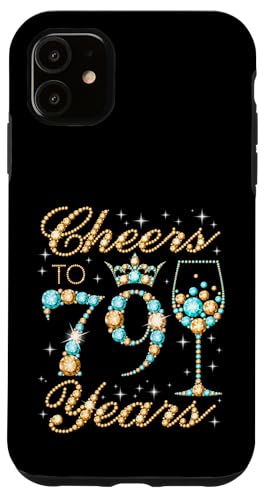 Ein Hoch auf die 79. Geburtstagsfeier zum 79. Geburtstag, Frau, Prinzessin Königin Hülle für iPhone 11 Ein Hoch auf die 79. Geburtstagsfeier zum 79. Geburtstag, Frau, Prinzessin Königin Hülle für iPhone 11 von Cheers It's My Birthday Queen's B-Day Party