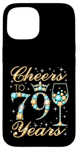 Ein Hoch auf die 79. Geburtstagsfeier zum 79. Geburtstag, Frau, Prinzessin Königin Hülle für iPhone 15 Ein Hoch auf die 79. Geburtstagsfeier zum 79. Geburtstag, Frau, Prinzessin Königin Hülle für iPhone 15 von Cheers It's My Birthday Queen's B-Day Party