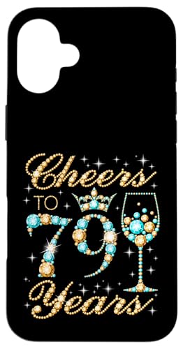 Ein Hoch auf die 79. Geburtstagsfeier zum 79. Geburtstag, Frau, Prinzessin Königin Hülle für iPhone 16 Plus Ein Hoch auf die 79. Geburtstagsfeier zum 79. Geburtstag, Frau, Prinzessin Königin Hülle für iPhone 16 Plus von Cheers It's My Birthday Queen's B-Day Party
