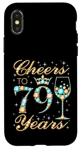 Ein Hoch auf die 79. Geburtstagsfeier zum 79. Geburtstag, Frau, Prinzessin Königin Hülle für iPhone X/XS Ein Hoch auf die 79. Geburtstagsfeier zum 79. Geburtstag, Frau, Prinzessin Königin Hülle für iPhone X/XS von Cheers It's My Birthday Queen's B-Day Party