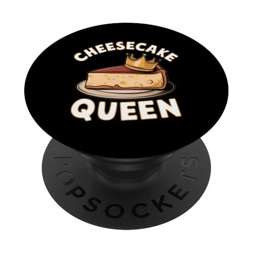 Cheese Eater Bakery Desserts Feinschmecker Käsekuchenliebhaber PopSockets Klebender PopGrip von Cheesecake Shirt All I Want Is Cheesecake