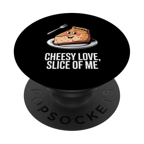 Cheesecake Day Sweet Tooth Käse Kuchen Süßigkeiten Dessert PopSockets Klebender PopGrip von Cheesecake Shirt All I Want Is Cheesecake