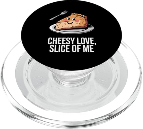 Cheesecake Day Sweet Tooth Käse Kuchen Süßigkeiten Dessert PopSockets PopGrip für MagSafe von Cheesecake Shirt All I Want Is Cheesecake
