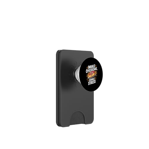 Cheesecake Lover Sweet Tooth Confiser Cheese Eater PopSockets PopWallet für MagSafe von Cheesecake Shirt All I Want Is Cheesecake