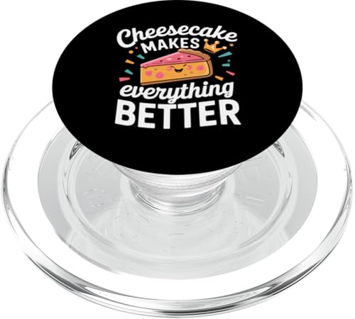 Käsekuchenbäckerei, Süßwarenbäckerei, Käseliebhaber PopSockets PopGrip für MagSafe Käsekuchenbäckerei, Süßwarenbäckerei, Käseliebhaber PopSockets PopGrip für MagSafe von Cheesecake Shirt All I Want Is Cheesecake
