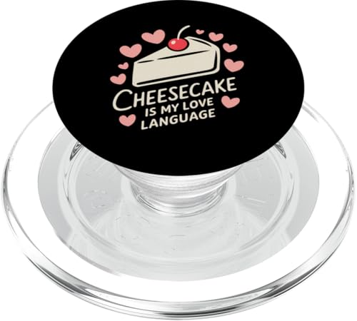 Konditor Käsekuchen Süßzahn-Dessert-Liebhaber Bäcker PopSockets PopGrip für MagSafe von Cheesecake Shirt All I Want Is Cheesecake
