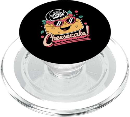 Süßigkeiten Kuchenliebhaber Käseesser Dessert Foodies Confectioner PopSockets PopGrip für MagSafe von Cheesecake Shirt All I Want Is Cheesecake