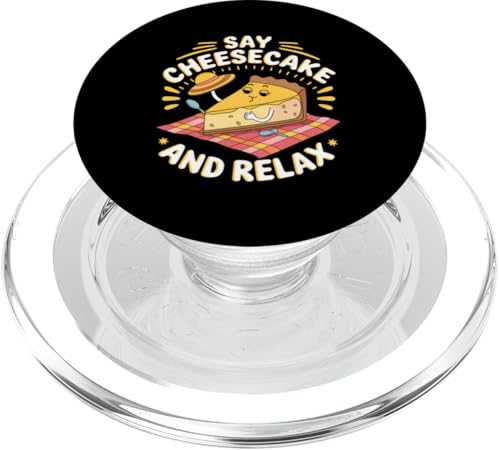 Backen Dessert Feinschmecker Käse Kuchen Liebhaber Käsekuchen Tag PopSockets PopGrip für MagSafe von Cheesecake Shirts for Cheesecake Day