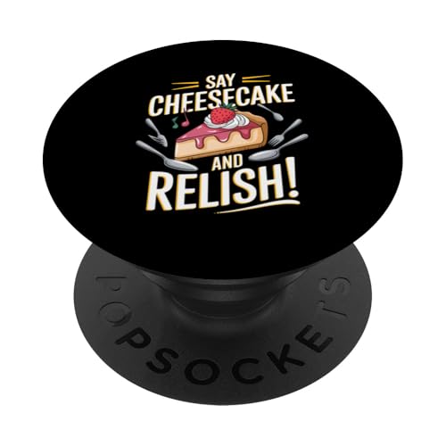 Bäckerei Süßigkeiten Dessert Liebhaber Käsekuchen Käse Esser Kuchen PopSockets Klebender PopGrip Bäckerei Süßigkeiten Dessert Liebhaber Käsekuchen Käse Esser Kuchen PopSockets Klebender PopGrip von Cheesecake Shirts for Cheesecake Day