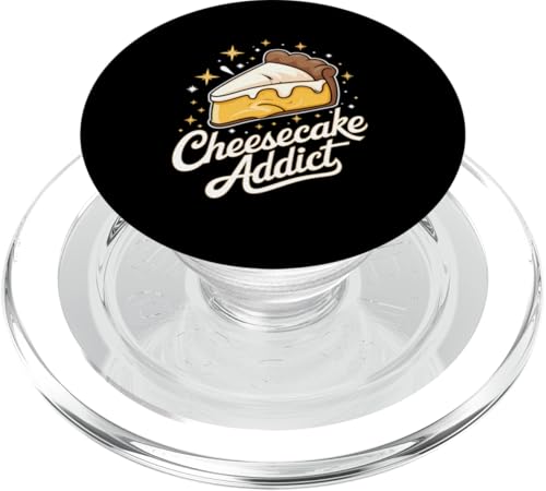 Cheesecake Cheese Lover Sweet Tooth Dessert Liebhaber Baker PopSockets PopGrip für MagSafe von Cheesecake Shirts for Cheesecake Day