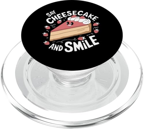 Cheesecake Lover Baker Käsekuchen Käsekuchen-Dessert PopSockets PopGrip für MagSafe von Cheesecake Shirts for Cheesecake Day