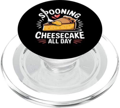 Käsekuchen-Dessert Feinschmecker Baker Cheese Lover Sweet Tooth PopSockets PopGrip für MagSafe von Cheesecake Shirts for Cheesecake Day