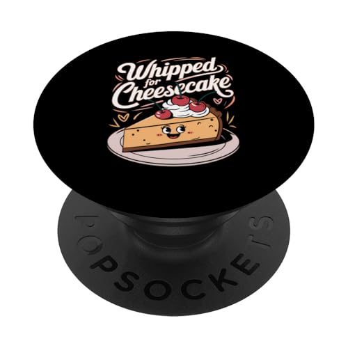 Käsekuchenliebhaber Konditorei, Käse, Süßigkeiten, Kuchenbäcker PopSockets Klebender PopGrip Käsekuchenliebhaber Konditorei, Käse, Süßigkeiten, Kuchenbäcker PopSockets Klebender PopGrip von Cheesecake Shirts for Cheesecake Day