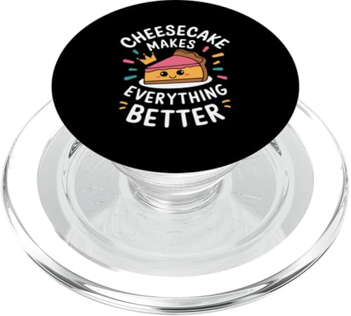 Konditor Backen Sweet Tooth Cheesecake Lover Süßigkeiten PopSockets PopGrip für MagSafe Konditor Backen Sweet Tooth Cheesecake Lover Süßigkeiten PopSockets PopGrip für MagSafe von Cheesecake Shirts for Cheesecake Day