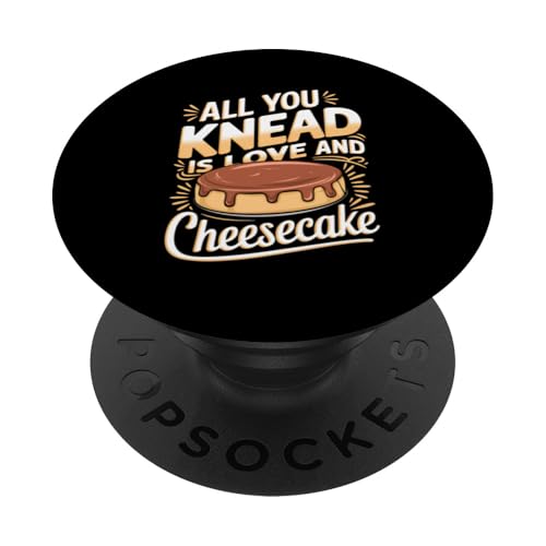 Konditor Käsekuchen-Liebhaber Backen Süßzahn-Süßigkeiten PopSockets Klebender PopGrip Konditor Käsekuchen-Liebhaber Backen Süßzahn-Süßigkeiten PopSockets Klebender PopGrip von Cheesecake Shirts for Cheesecake Day