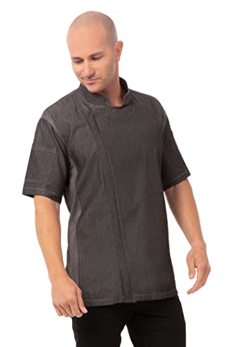 Chef Works Herren Cez01blkl Kochjacke, Schwarz, L EU von Chef Works