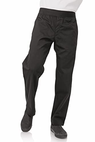 Chef Works Herren Pbn01blkxl Kochhose, Schwarz, XL EU von Chef Works