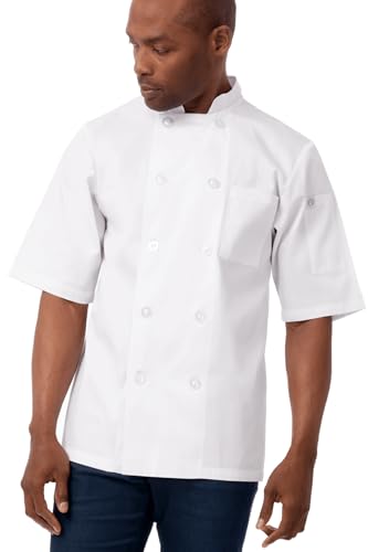 Volnay Chefs Jacket - White Polycotton. Größe: XS (32 - 34 "). von Chef Works