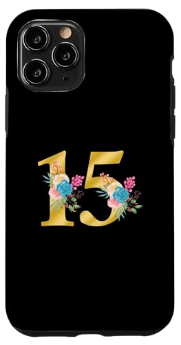 Niedliche Monogramm-Initiale farbige Zahlen Blumen 15 Hülle für iPhone 11 Pro Niedliche Monogramm-Initiale farbige Zahlen Blumen 15 Hülle für iPhone 11 Pro von Cheffsspecials Floral Cute Monogram Initials