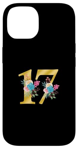 Niedliche Monogramm-Initiale farbige Zahlen Blumen 17 Hülle für iPhone 14 Niedliche Monogramm-Initiale farbige Zahlen Blumen 17 Hülle für iPhone 14 von Cheffsspecials Floral Cute Monogram Initials