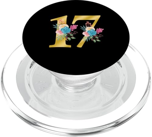 Niedliche Monogramm-Initiale farbige Zahlen Blumen 17 PopSockets PopGrip für MagSafe Niedliche Monogramm-Initiale farbige Zahlen Blumen 17 PopSockets PopGrip für MagSafe von Cheffsspecials Floral Cute Monogram Initials